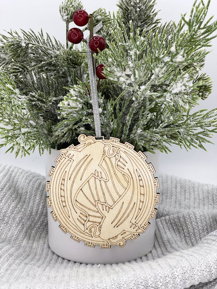 Astrological Signs Ornament - Zodiac Sign Ornament - New Age for wholesale by Engraved Chaos