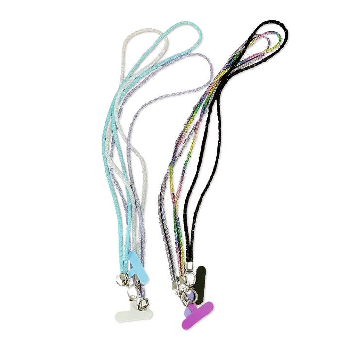 Novelty Brands - Wholesale Phonecase Strap - Glitz & Glam Crossbody Phone Strap Necklace - 6/Display6