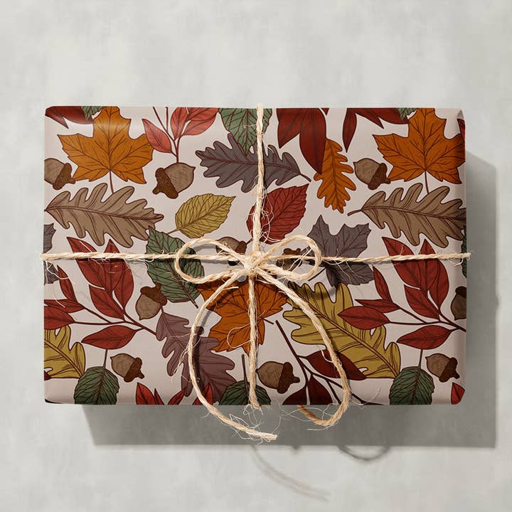 Efterår Flurry- Gave Wrap Sheet for engroshandel hos Winsome Parcel