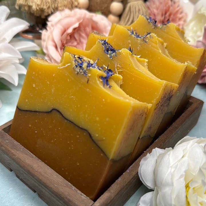 SelesTeres - Wholesale Bar Soap - Turmeric Orange Clove - Carrot Juice Soap2