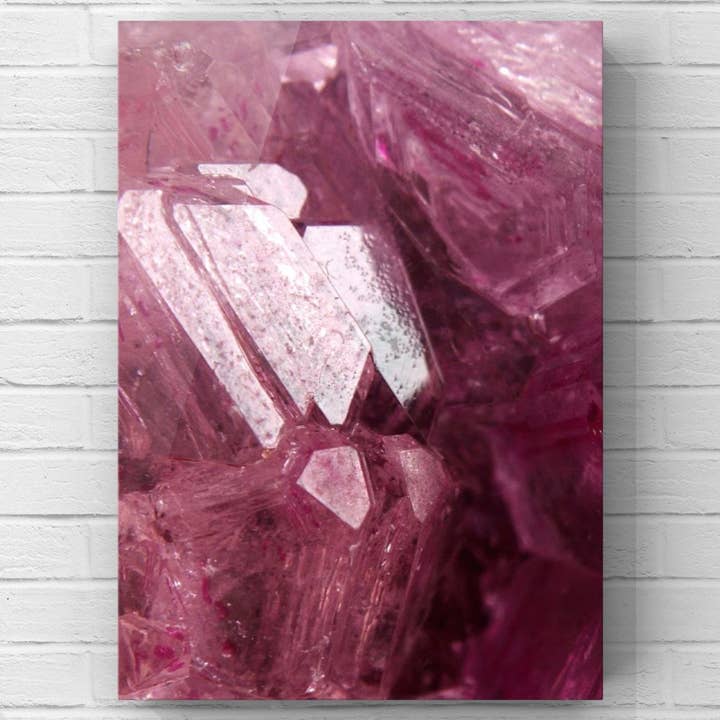 Ruby Gemstone Crystal Collection Konstverk Canvas för wholesale av MizDragonfly