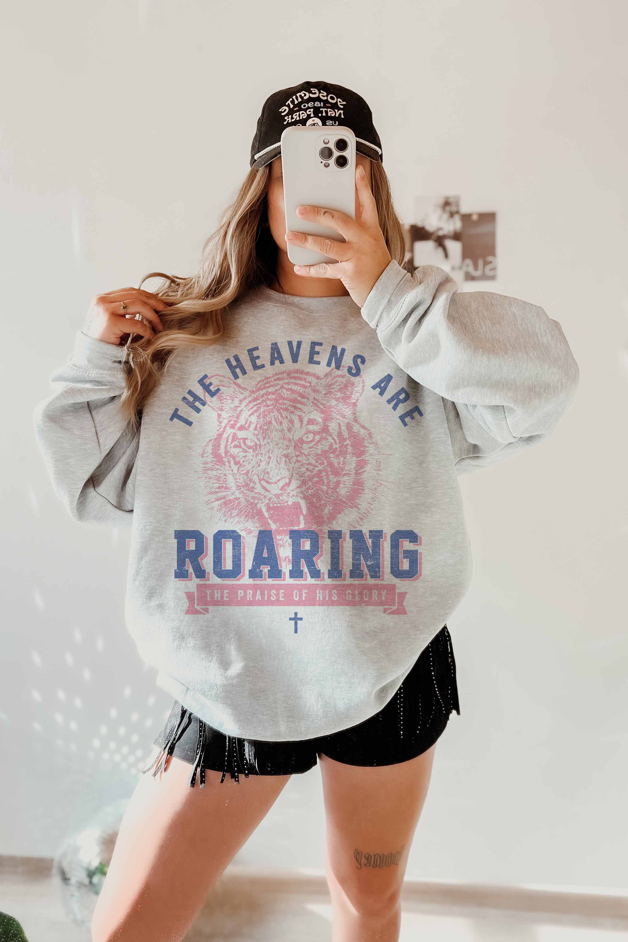 GOOD DAY STREET - Wholesale Grafisch sweatshirt - Dames - [G1394X-OSS] -DE HEMEL BRULT OVERSIZED SWEATSHIRTS2