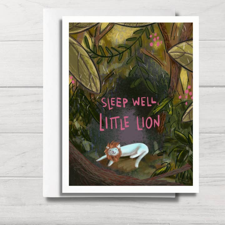 Beileidskarte für Katzen | Pet Loss Sympathy | Little Lion für den Großhandel von Fable & Sage