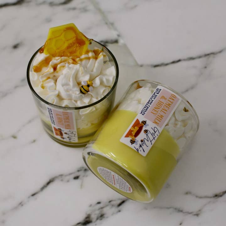 Get Wick'd Candle Co. - Wholesale Novelty Candle - Oatmeal Milk & Honey Candle3