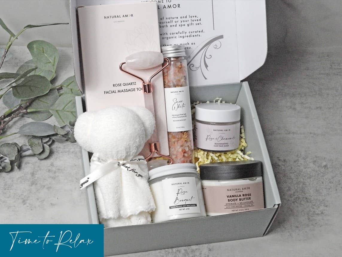 Natural Amor LLC - Wholesale Bath & Body Set - Spa Bath Body Gift Set| Natural Skincare Gift Sets0