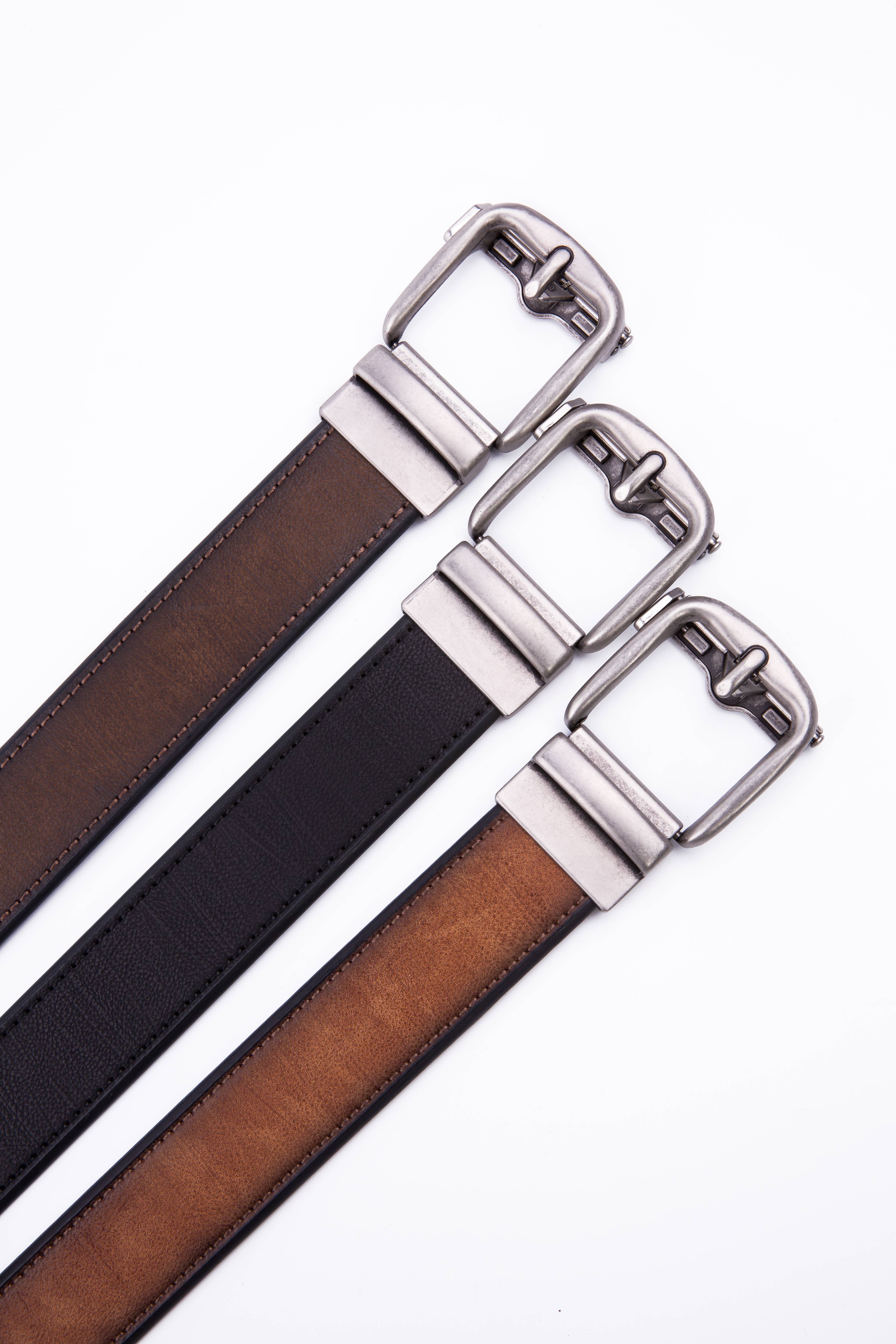 Brown Ratchet Belt for Men Dress Belts with Automatic Buckle-2073 for wholesale on Faire3