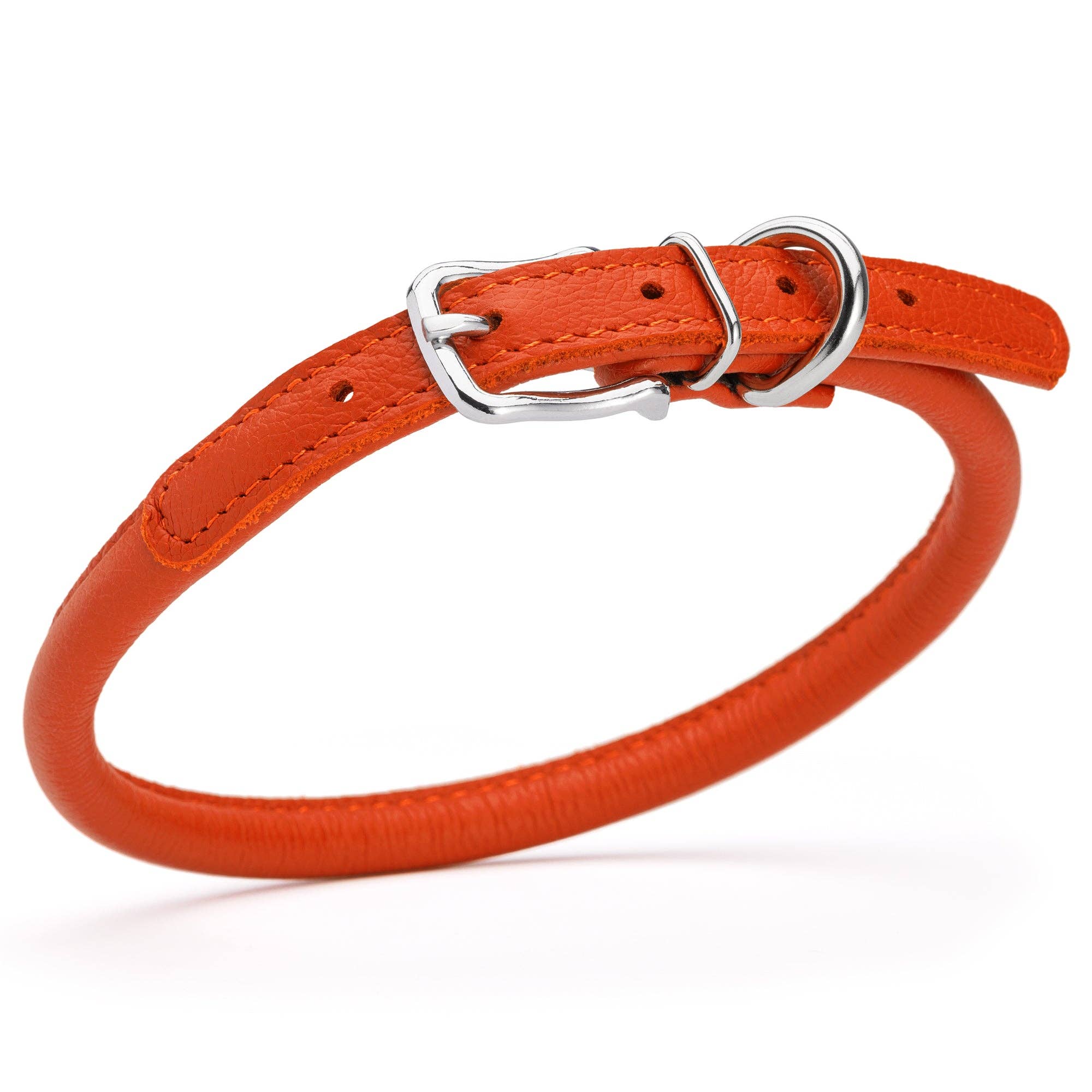Dogline - Wholesale Halsband - Hond - Zachte Leren Halsband Rond39