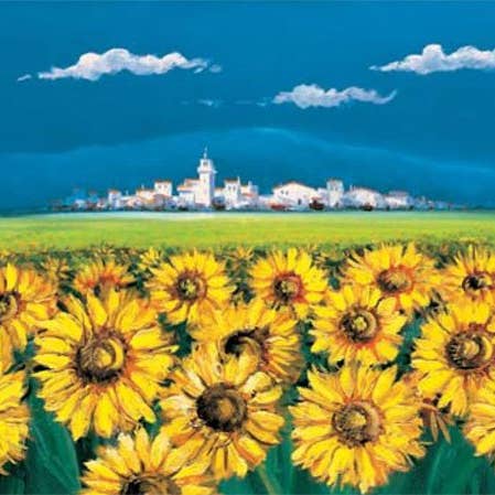 Carol- Sunflower Town pour la vente par Migneco & Smith