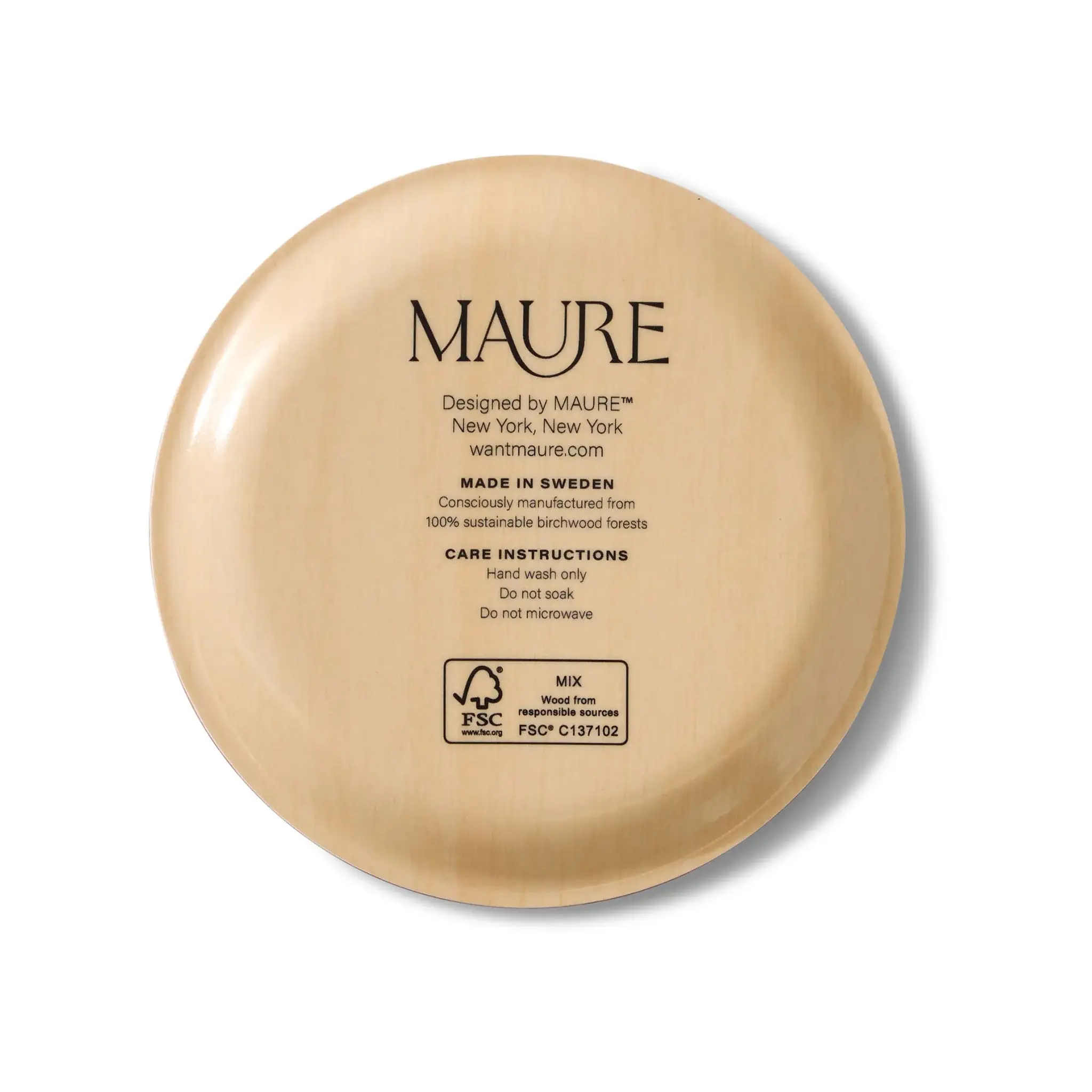 Maure Luxury Gifts - Wholesale Decorative Tray - Forget-Me-Nots Mini Birchwood Tray | Small Wooden Tray4