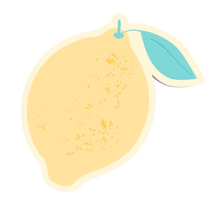 Sticky Notepad- Die-Cut- Lemon, Orange, Quote Box, Leaf for wholesale by Papercraft