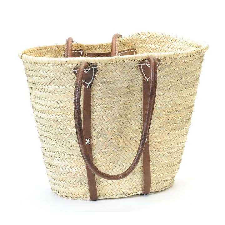 Sac SHOPPER PAILLE avec BANDOULIÈRE pour la vente par Bacon Basketware