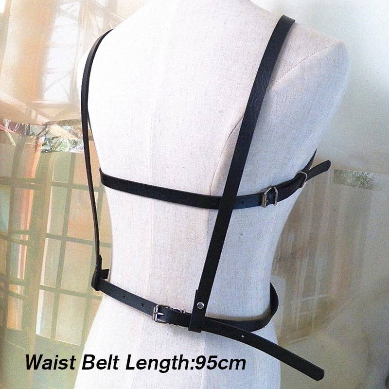 Black Lingerie Leather Harness Belts Sex Toy for wholesale on Faire6