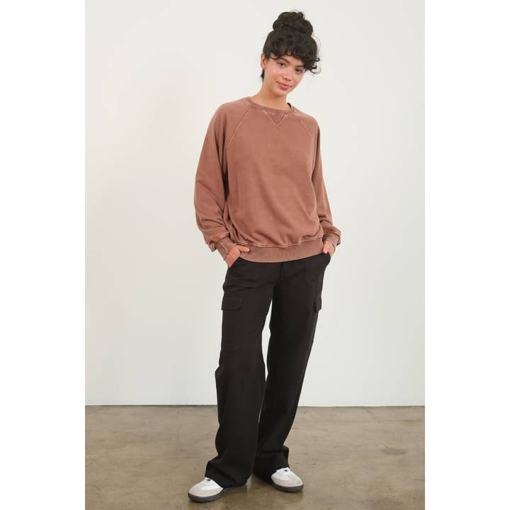 HYFVE - Wholesale Sweatshirt - Women's - DZ24E446-Long Sleeve Sweatshirt