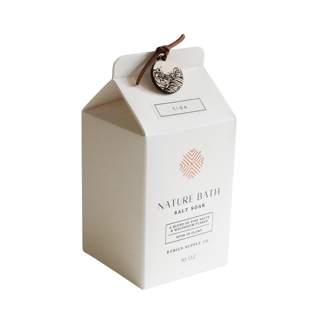Ethics Supply Co. - Wholesale Bubble Bath - Nature Bath Tide Magnesium Flake Salt Soak 8