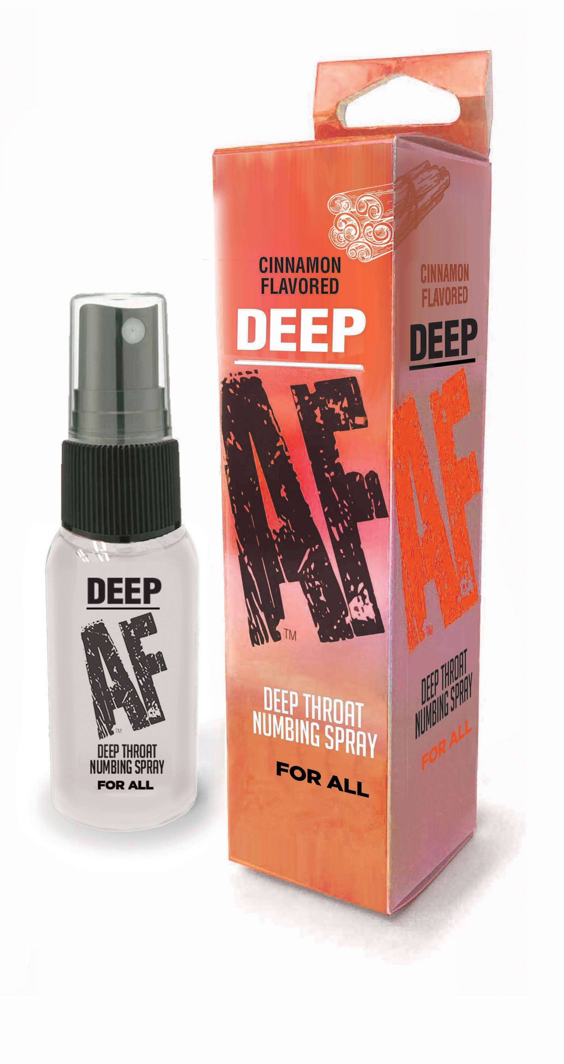 Wholesale Deep AF Numbing Throat Spray - Cinnamon for your store - Faire  Canada