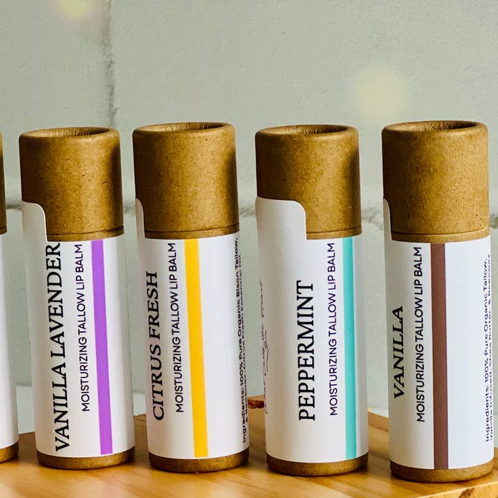 WhatCallsTheHeart - Wholesale Lip Balm - Tallow Lip Balm - Candelilla Wax 9