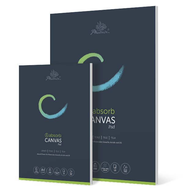ABSORBERA CANVAS PAD 250g/10 ark för wholesale av Phoenix Arts Europe