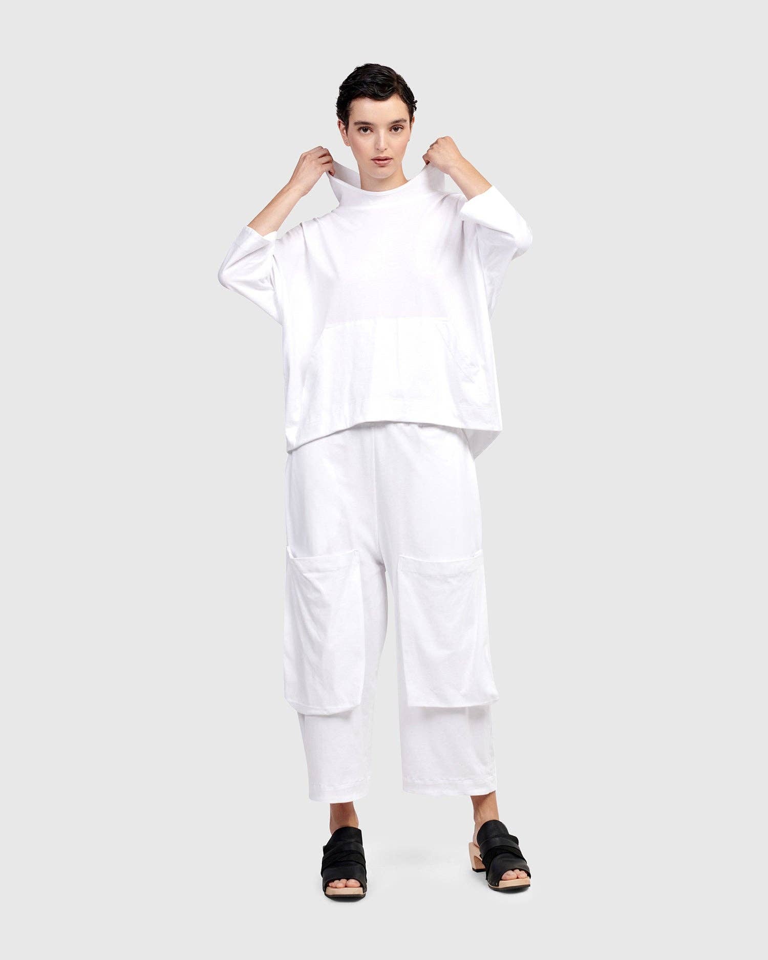 Urban Cutlass Pocket Pants, White for wholesale on Faire1