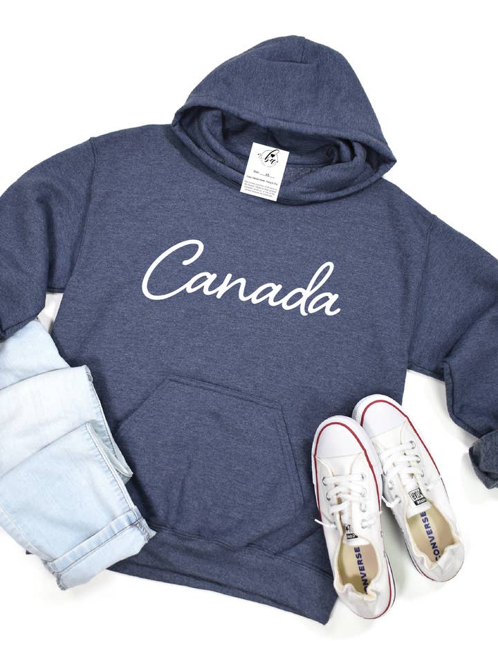 Hometown Pride Script Cozy HOODIE for wholesale by Blonde Ambition | Jewelry | Valentines Gift & Sweaters