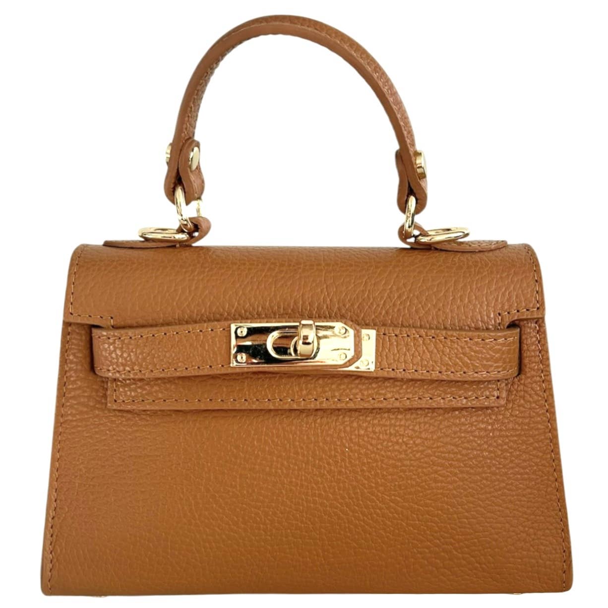 MODARNO - Wholesale Top Handle Bag - Women's - Modarno Dollarno Women's Handbag “Kelly” in genuine leather 21x8x14 cm12