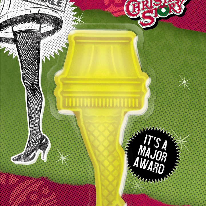 A Christmas Story Leg Lamp Cookie Cutter for wholesale by AQUARIUS, GAMAGO, ICUP, & ROCK SAWS by NMR Brands