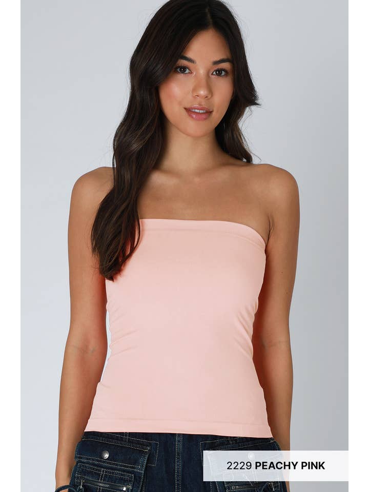 NIKIBIKI - Vendita all'ingrosso Bralette - Donna - NS8418 - Top a Tubo a Due Strati2