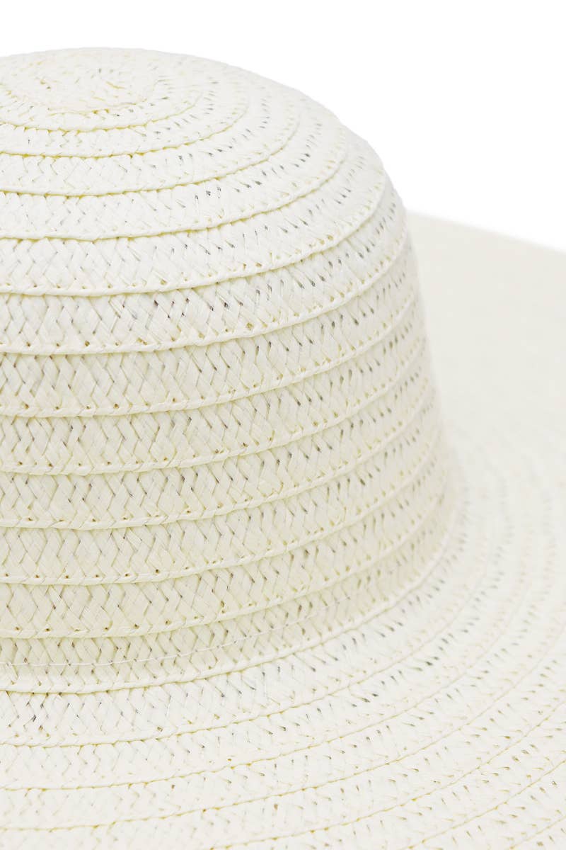 Cap Zone - Wholesale Straw Hat - Women's - Thin Light-Weight Floppy Straw Beach Sun Hat13