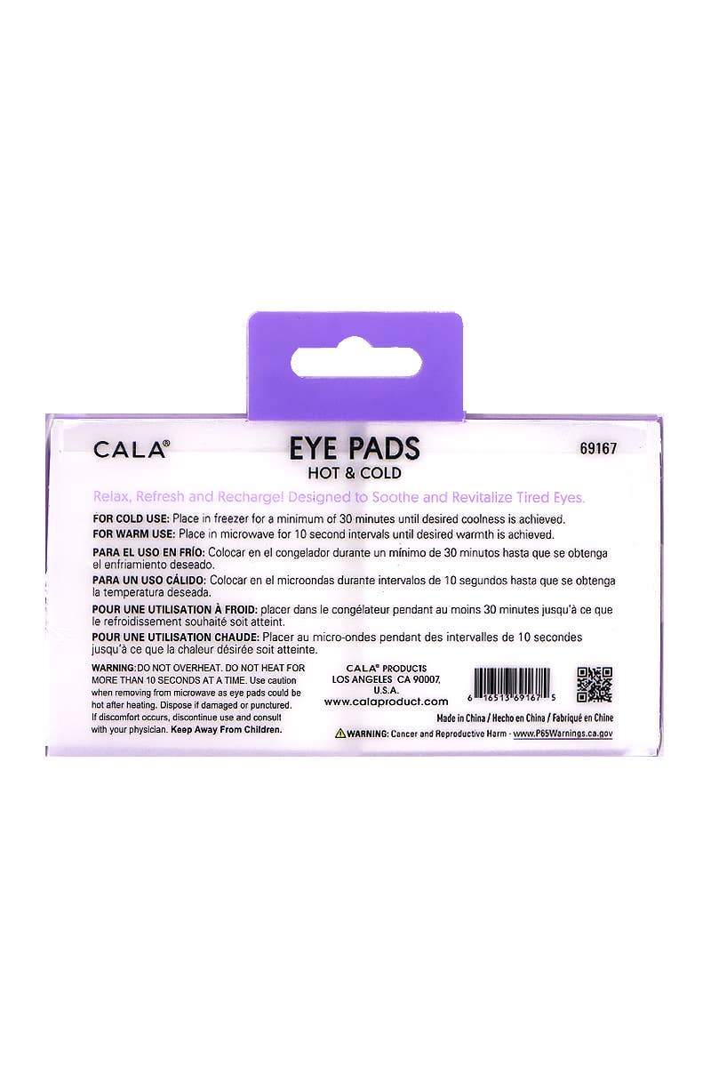 PINEAPPLE Beauty - Wholesale Eye Treatment Mask - CALA 69167 Rainbow Hot & Cold Eye Pads - 12set2