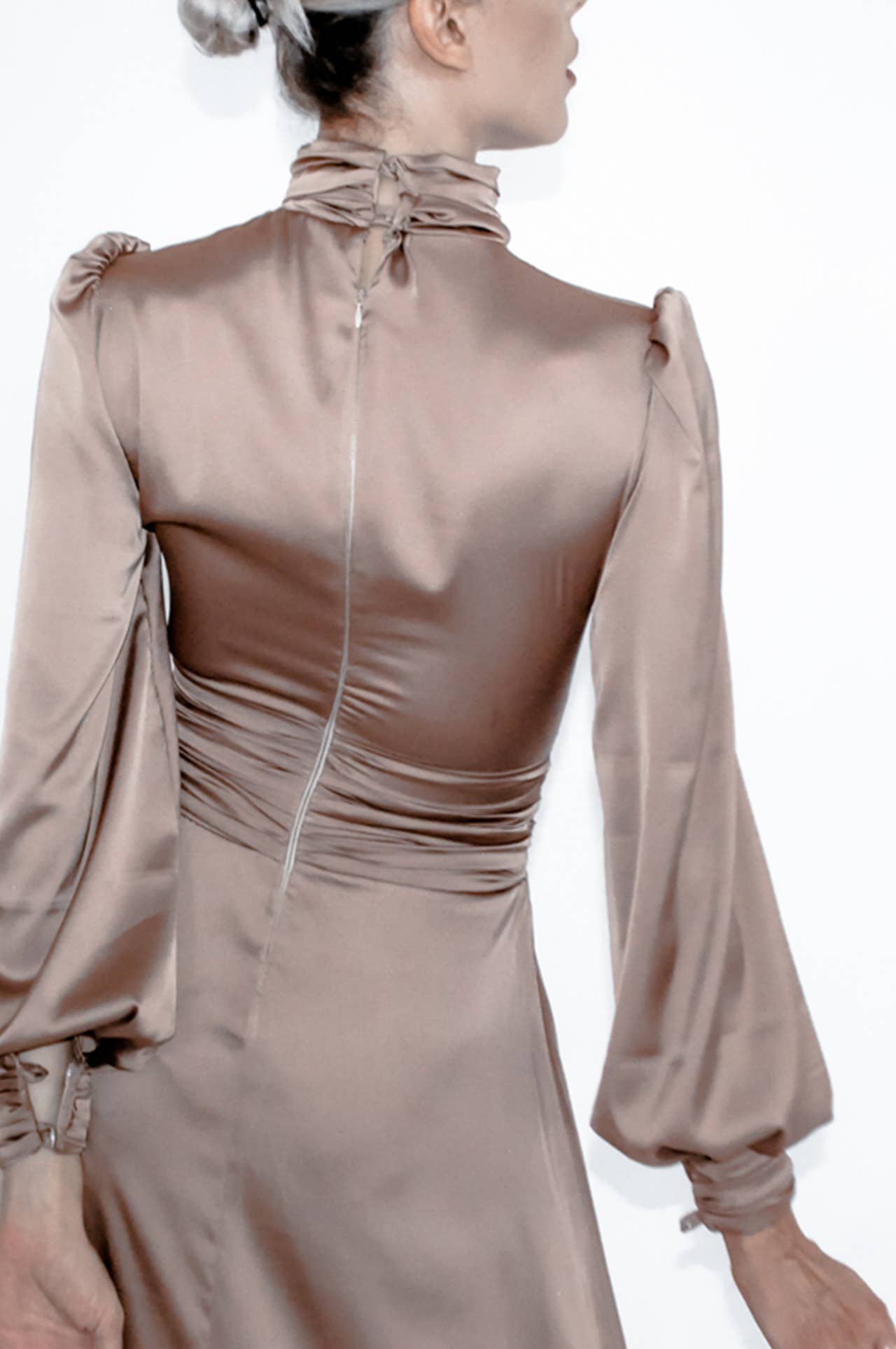 Cream Brown The Maiara Dress for wholesale on Faire4