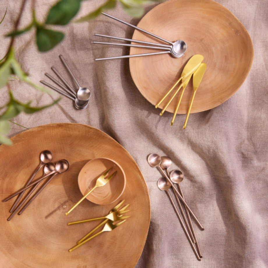 Be Home - Wholesale Table Spoon (Cutlery) - Thin Stainless Long Spoons, Set of 41