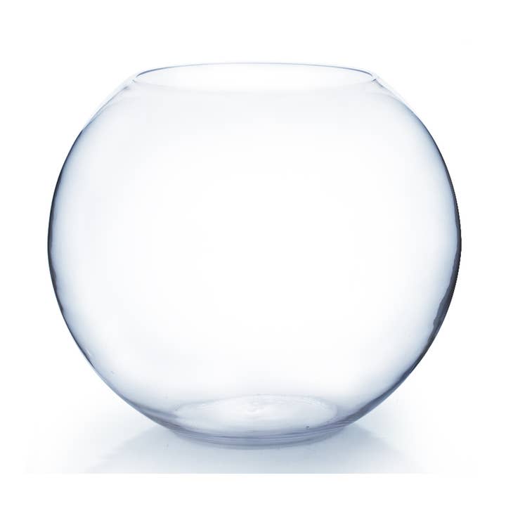 WGV Clear Bubble Bowl Vase - 19" x 16"H for wholesale by WGV International