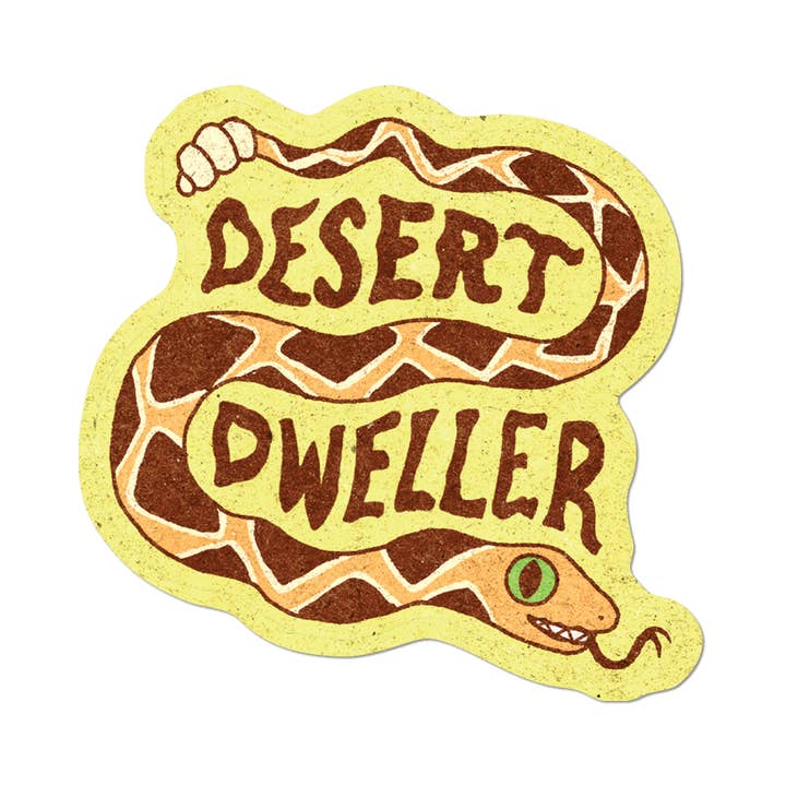 Desert Snake by Apply - Die-Cut Sticker for wholesale by Apply Stickers