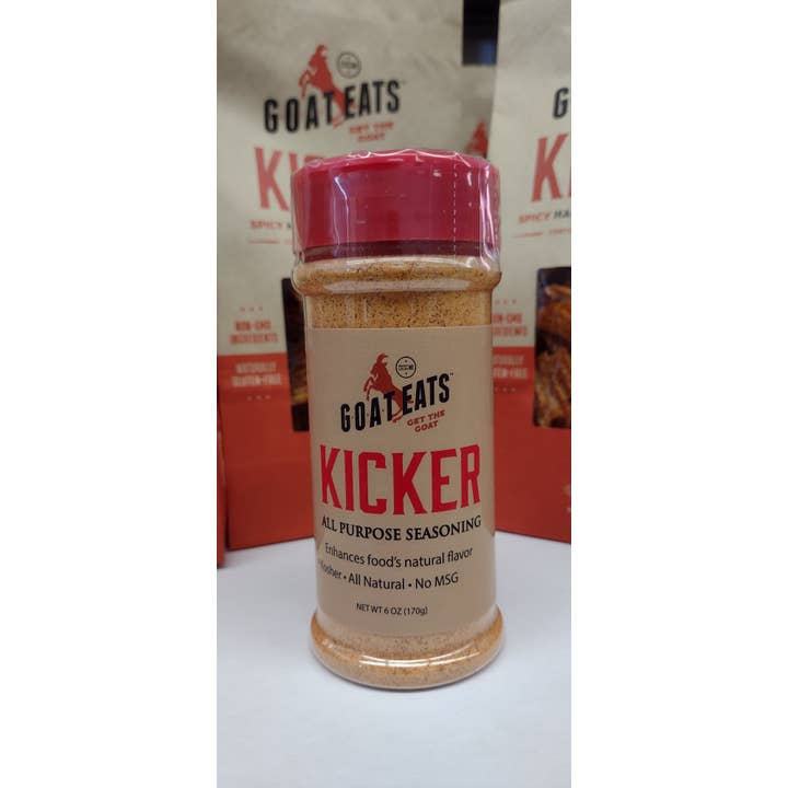Kicker Seasoning Shakers for wholesale by The G.O.A.T. Brand