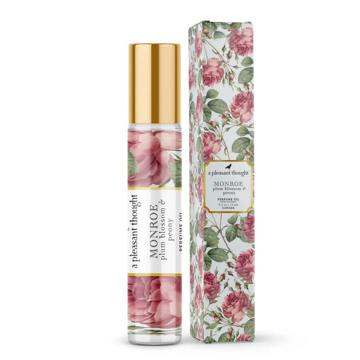 A Pleasant Thought - Wholesale Roll-On Fragrance - MONROE | PLUM BLOSSOM & PEONY | PERFUME OIL0