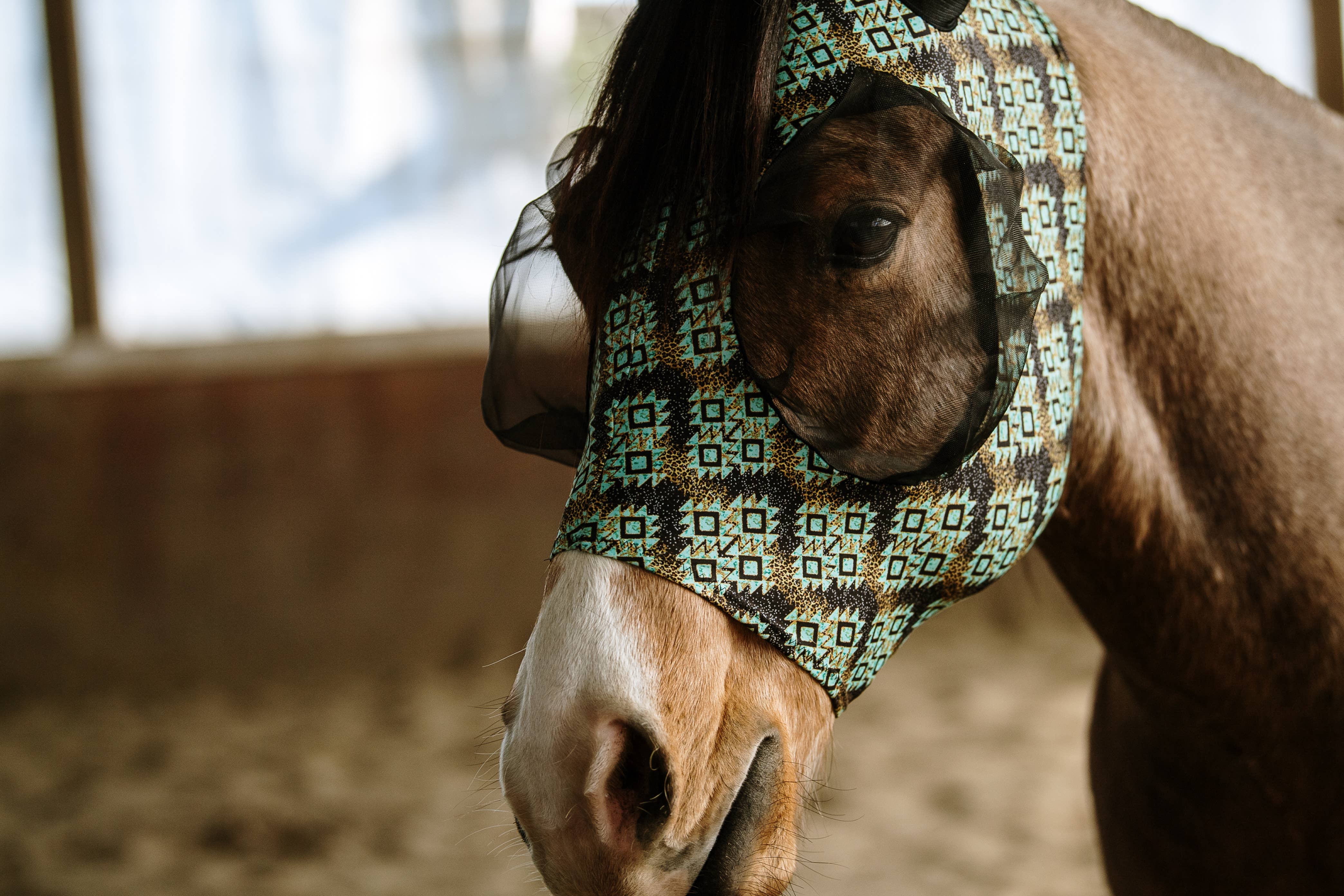 Schulz Equine - Wholesale Horseback Riding Gear - Lycra Fly Mask45