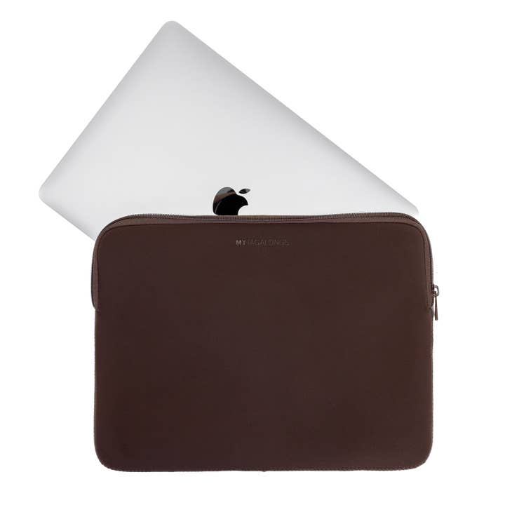 Brown THE LAPTOP SKIN - ESPRESSO for wholesale on Faire