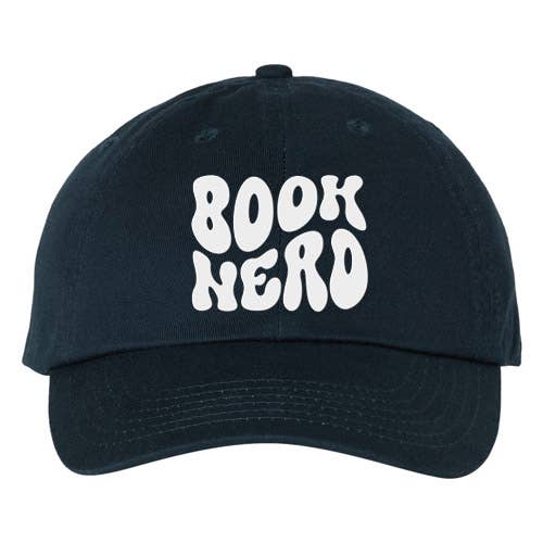Lucky Luna Apparel - Wholesale Baseball Cap - Women's - Book Nerd Embroidered Dad Hat3