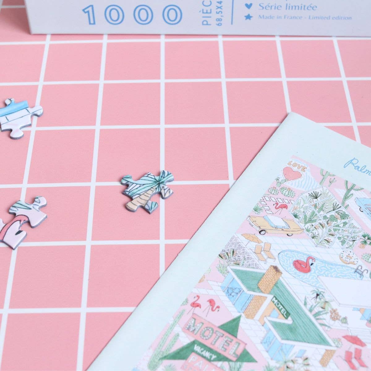 La Petite Épicerie - Wholesale Puzzle - Adult - Palm Springs puzzle by Jacqueline Colley - 1000 pieces3