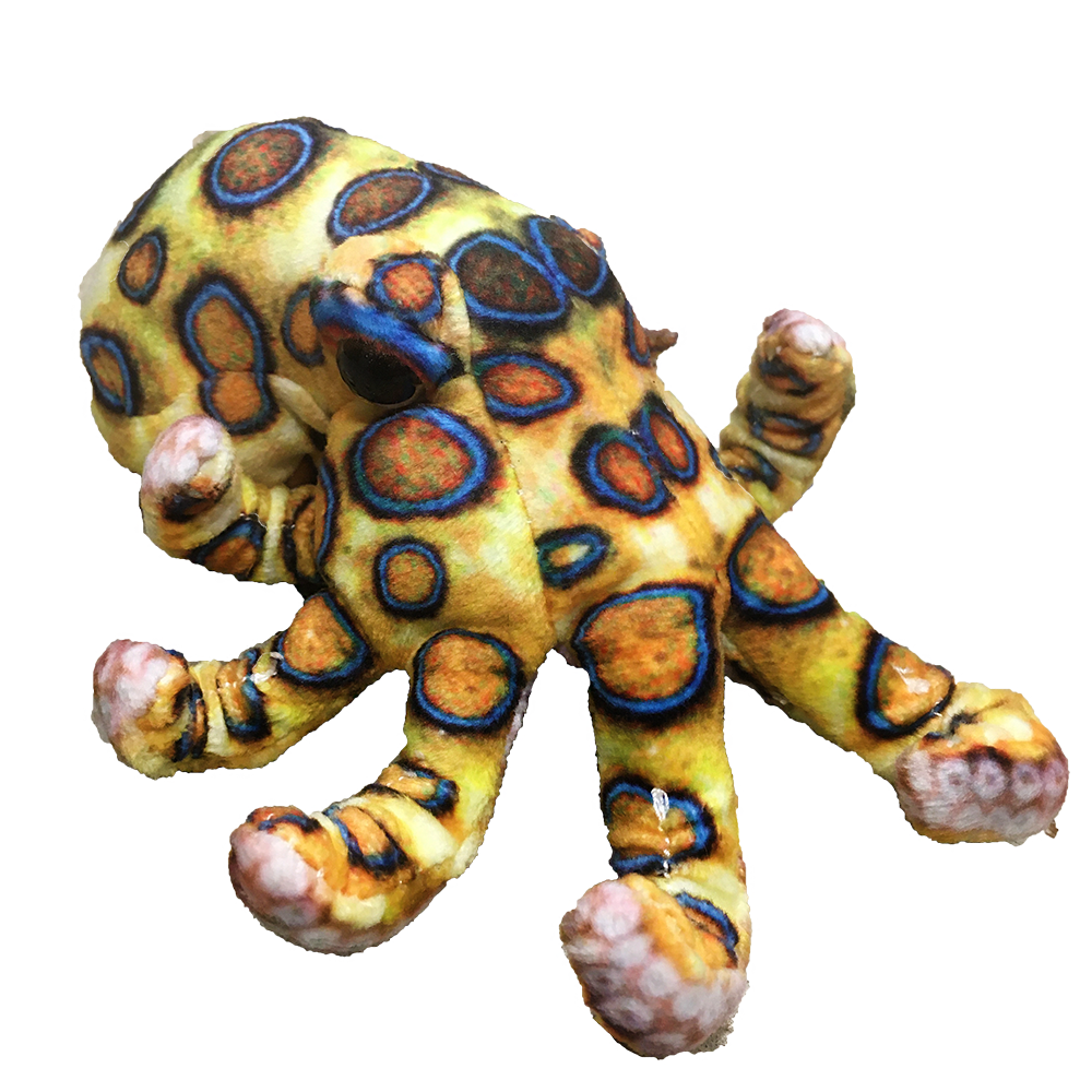 Texas Toy Distribution - Wholesale Stuffed/Plush Toy - Kids & Baby - Aquatic Plushies 5" Stuffed Ocean Animals1