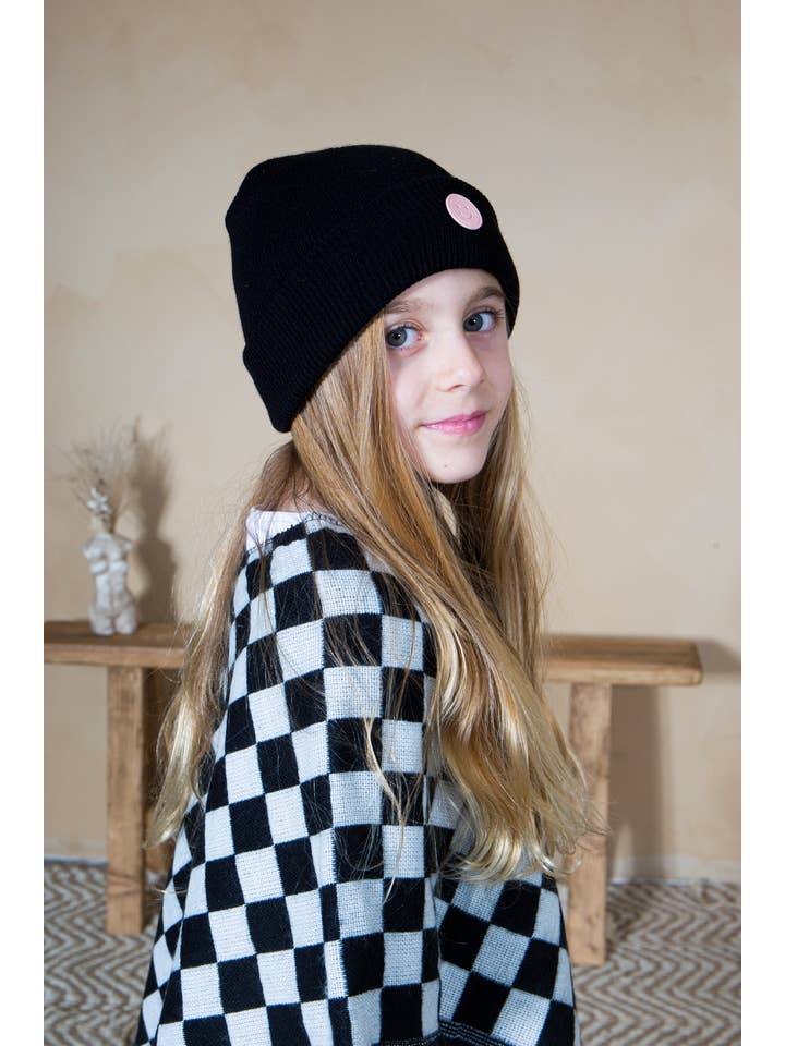 Mini Momo – wholesale Mommy & me sets – Mommy and Me Matching Cape Blanket Poncho - Checkered6