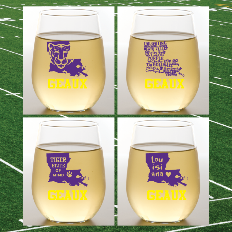 Wine-Oh! - Wholesale Wine Glass - CLOSEOUT LOUISIANA Assorted Unbreakable Plastic Wine Glasses19