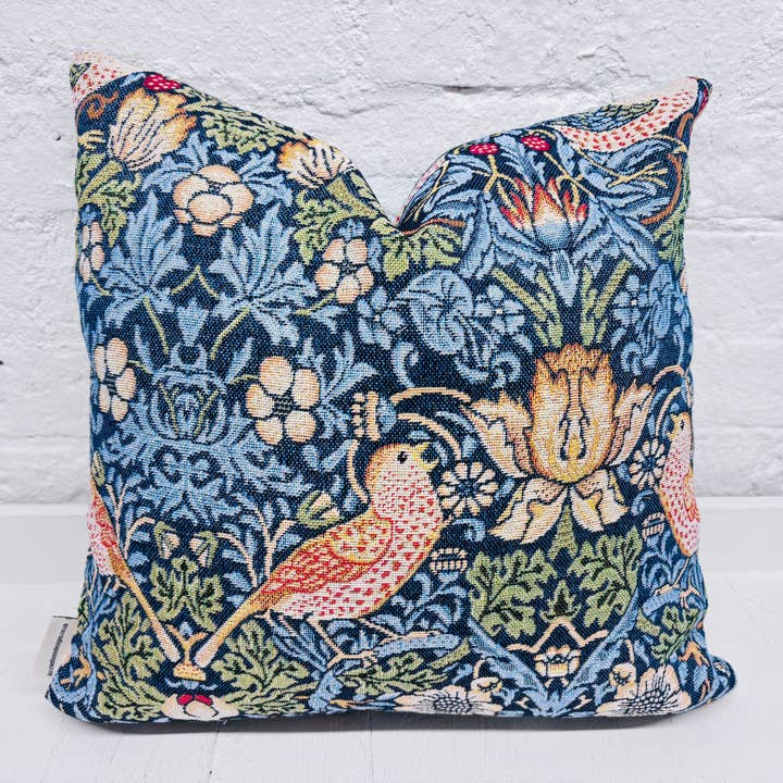 William Morris Strawberry Thief Cushion for wholesale by Lizzie Dixon Designs