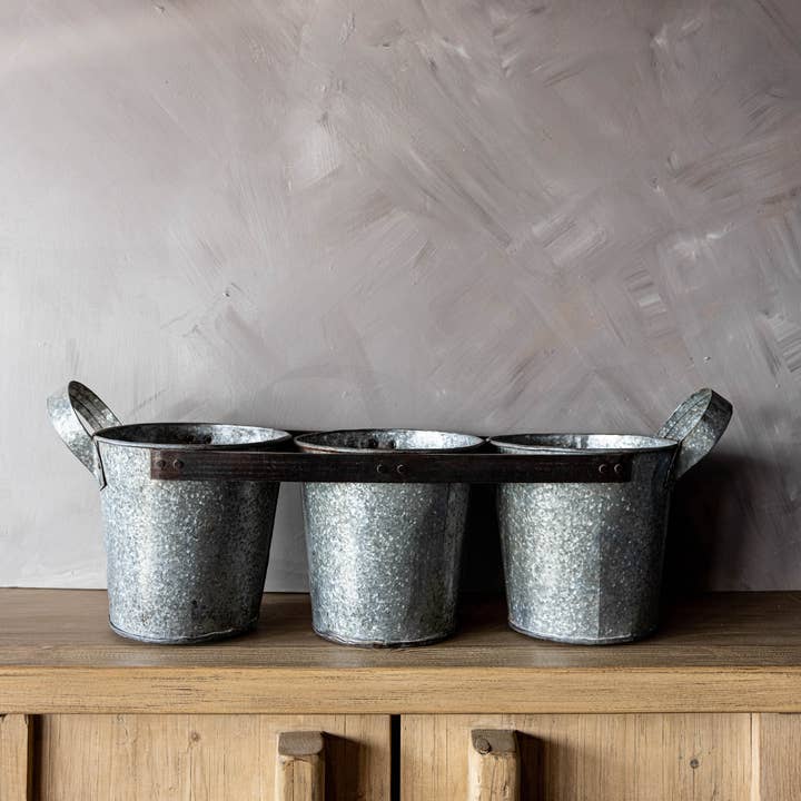 Grands Trio de JardiniĂšres en Fer pour la vente par Luxe B Co Canada