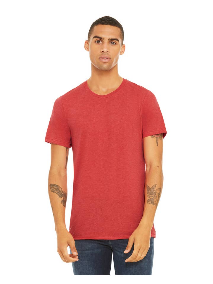 Total Apparel - Wholesale T-Shirt - Men's - Bella + Canvas 3413C - Unisex Triblend T-Shirt