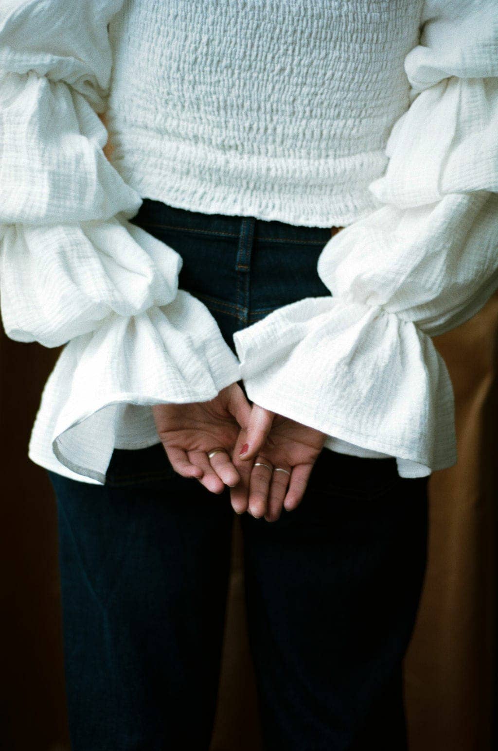 House Of Useless - Wholesale Blouse - Women's - Ivory Top4