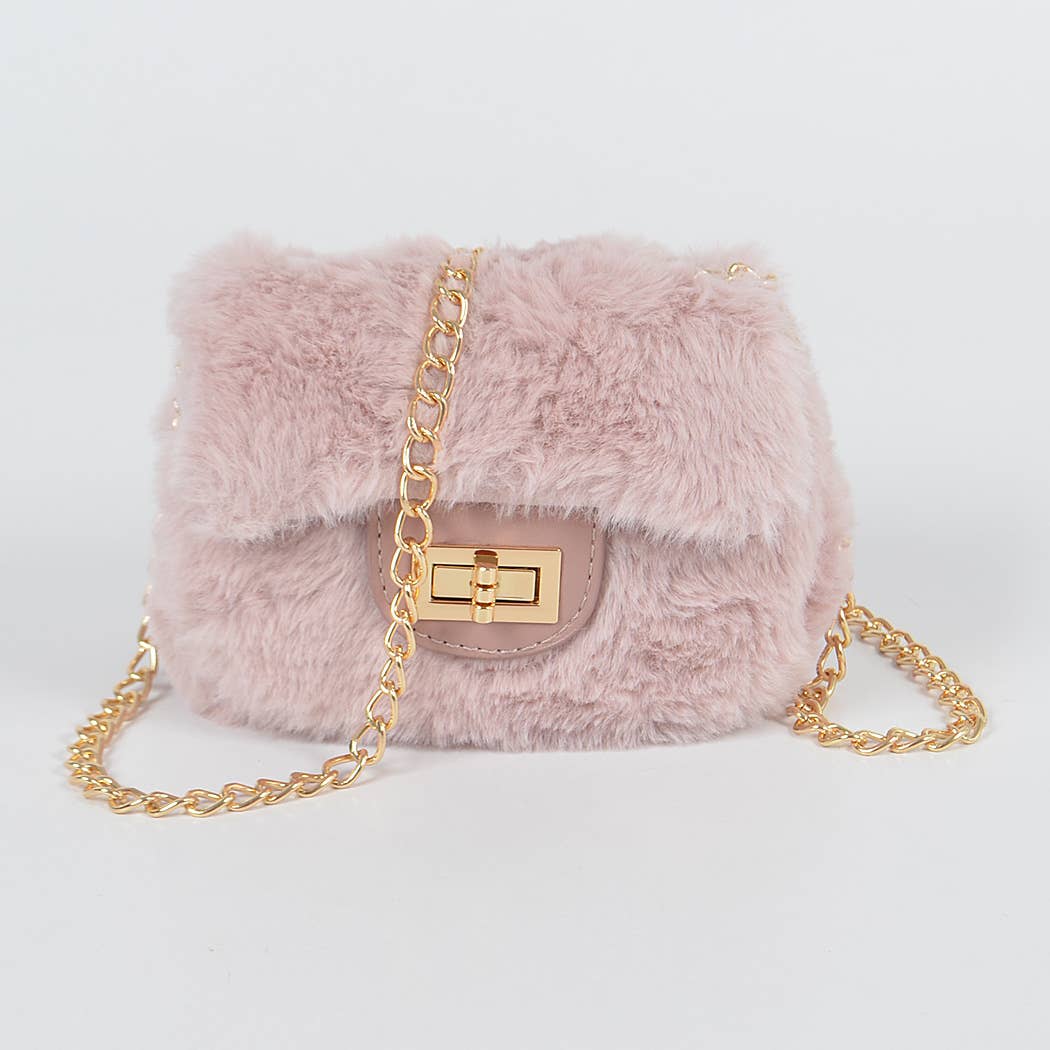 3AM BY H&D ACCESSORIES - Wholesale Crossbody Bag - Women's - Faux Fur Mini Bag4
