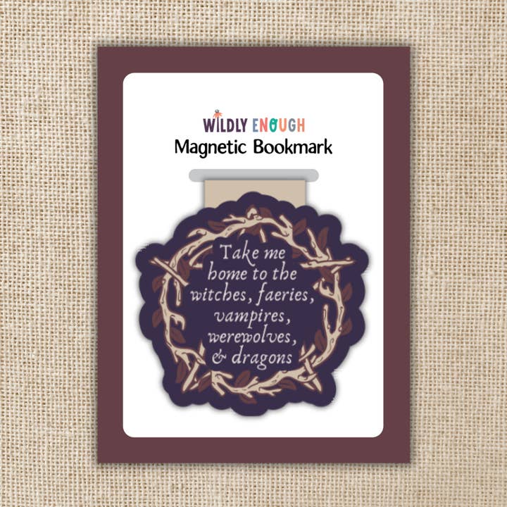 Take Me Home to Magic Magnetic Bookmark for wholesale by Kingdom of Threads