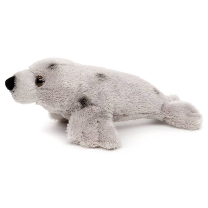 Uni Toys - Wholesale Stuffed/Plush Toy - Kids & Baby - Seal Plushie (grey-polka dot) - cuddly/plush toy