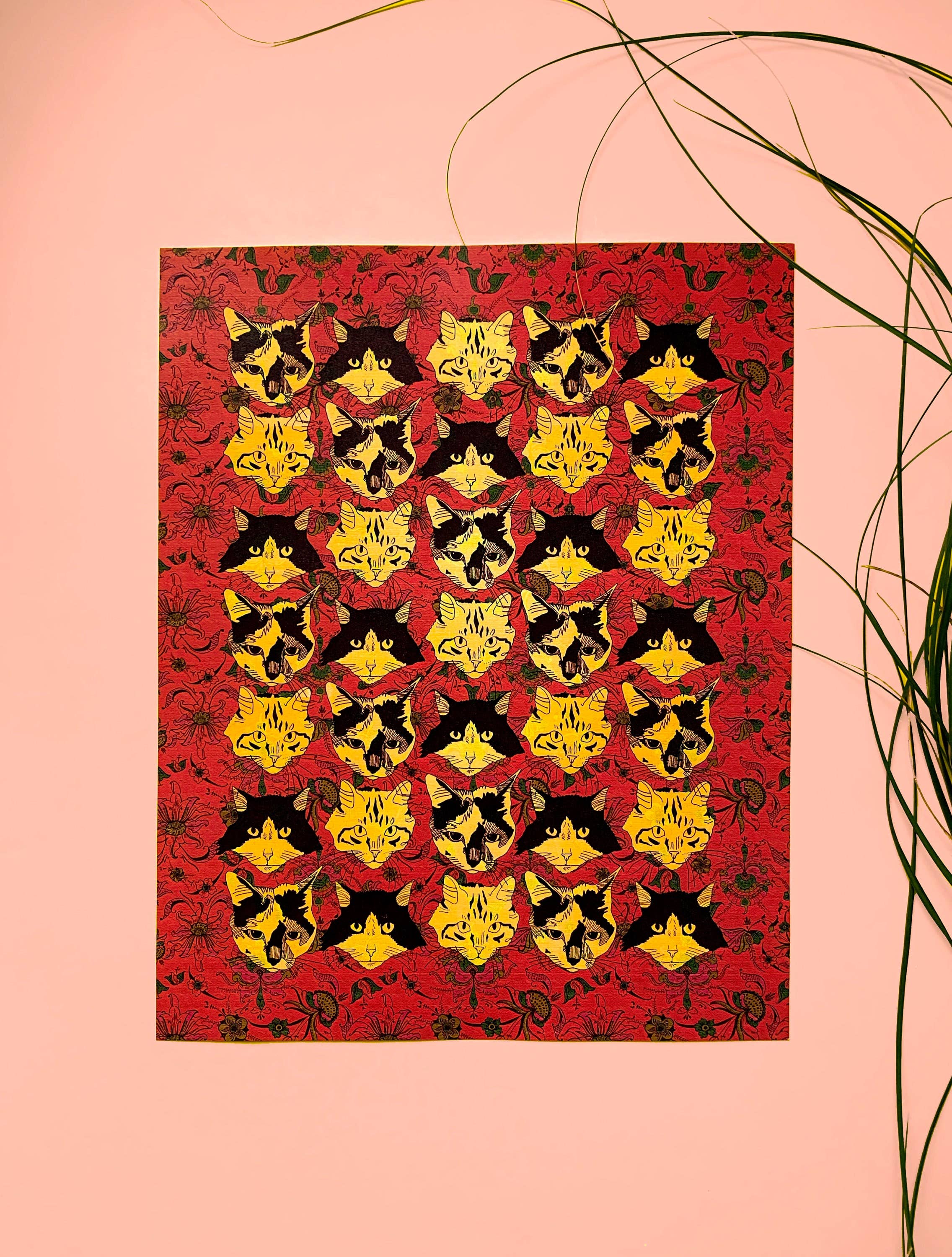 MBMB – wholesale Art print – Catmouflage-11 X 14 Print1