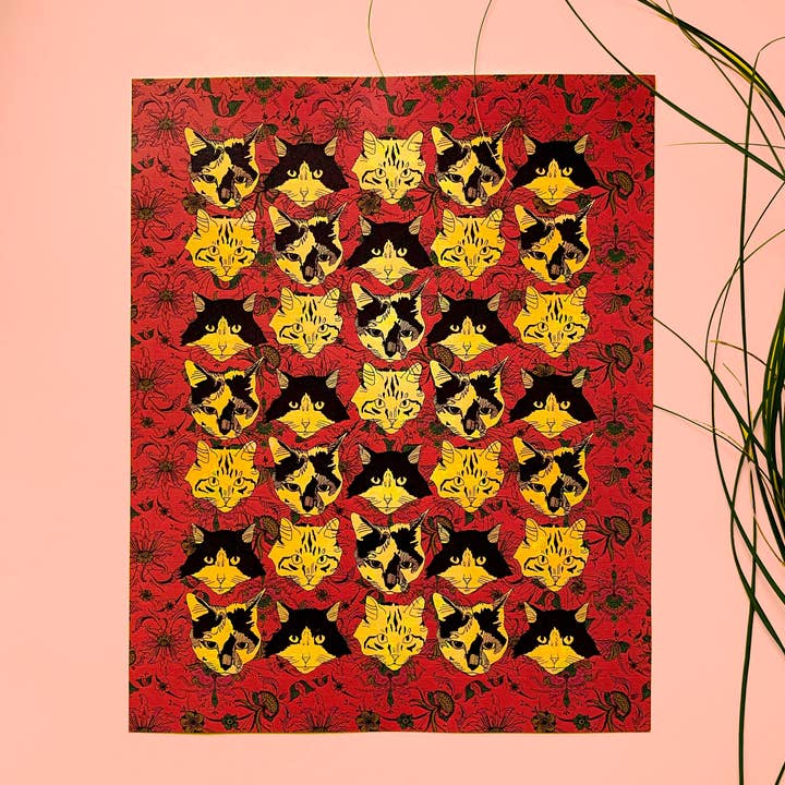 MBMB – wholesale Art print – Catmouflage-11 X 14 Print1